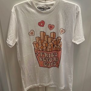 Nwot Fries before Guys Tshirt Size Medium